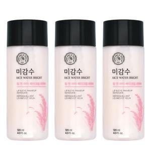 [더페이스샵] 더페이스샵 미감수 브라이트 립 앤 아이 리무버 120ml 3개