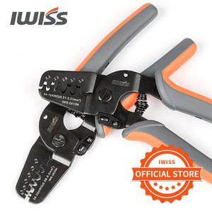 터미널 압착기 IWISS 압착 공구 IWS 2412M 2820M 렉스 Tyco JST 단자 커넥터 AWG24 12 AWG28 20