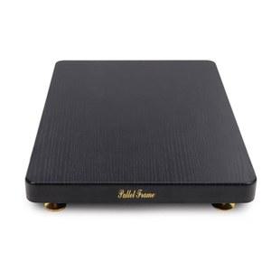 우퍼방진매트 스피커 받침패드 진동방지 300x250mm 소음방지 매트 검정 나무결