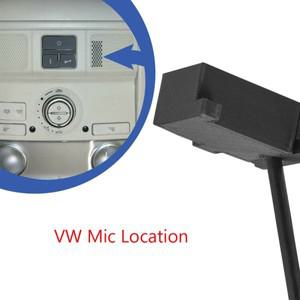 안드로이드 올인원 배선 자동차 오디오 직사각형 마이크 3.5mm 클립 잭 플러그 VW Audi Golf Passat Tigu