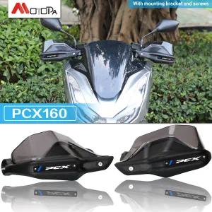 로고가 있는 PCX 오토바이 핸드가드 혼다 PCX160 PCX 160 핸들바 핸드 가드 프로텍터 신제품