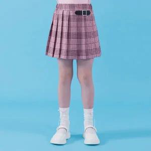 [아이러브제이] 헤이시 체크 플리츠 스커트 JXFSK13