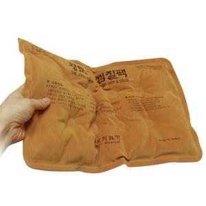 국산 황토찜질팩 부드러운 온열 허리 등 냉온찜질기
