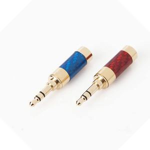 3극 단자 금도금 2.5mm 이어폰잭 diy 이어폰 커넥터 오디오 헤드폰 케이블 전자 제