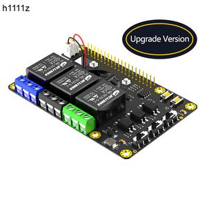 RPi 파워 릴레이 보드 확장 모듈 듀얼 냉각 팬 자동 변색 LED 라즈베리 파이 A 3A B 2B 3B 4B