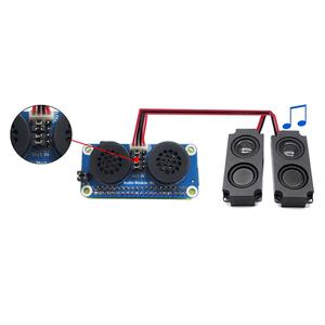라즈베리파이 스피커 확장 보드용 PWM 사운드 카드 Zero/3B/4BA용 GPIO 오디오 증폭L47A