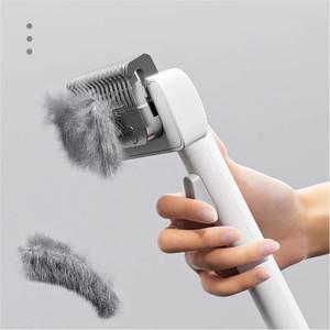 둥근 칼날이 있는 스테인리스 스틸 애완동워터 빗 - 스킨에  얇은 모발용 강아지 미용 도구