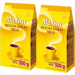 맥심 모카골드 리필커피 500gx2개/2세트구매시 1000원DCX넉넉한 유통기한