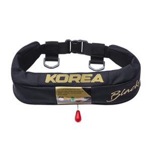 낚시 구명조끼 바다 선상 갯바위 블랙마린 허리 벨트형 부력복 KOMSA 해양수산부