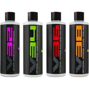 케미컬가이 V라인 폴리쉬 복합 차량 케어 세차 키트 16oz 4종