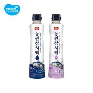 [T]동원 참치액 진 500g + 참치액 순 500g/선택