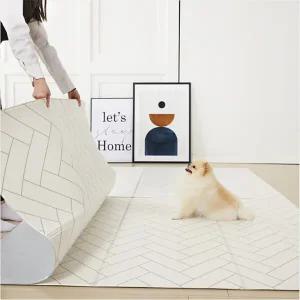 [휴팡] 6T 양면PVC 애견매트 폴더형 140cm X 250cm 미끄럼방지 강아지 충격흡수 층간소음방지