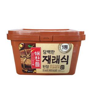 (무)(면)해찬들재래식된장 3kgX2개