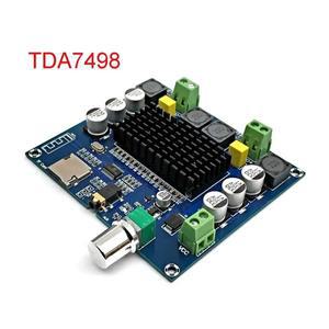 XH-A105 블루투스 5.0 TDA7498 디지털 앰프 보드 2x100W 스테레오 오디오 모듈 TF 카드 AUX 지원