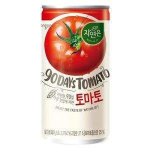 웅진 자연은 토마토 180ml x 90캔