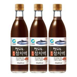 [셀러허브][청정원] 맛선생 꽃게 참치액 950g X3개 (S31707153)