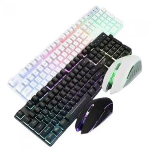 지클릭커 슈퍼히어로 에어 GMK-220 키보드 마우스 세트 (화이트)