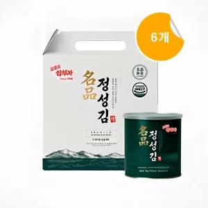 [명절 선물세트] 삼부자 명품 정성김 캔김 선물세트 30g 4개입, 6개