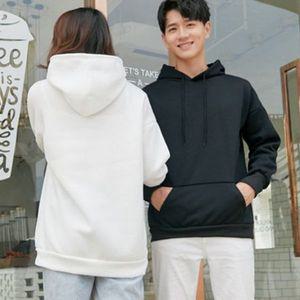 [기타]커플 방한 겨울 스타일 기본 기모 후드티 오버핏 루즈 오버핏후드