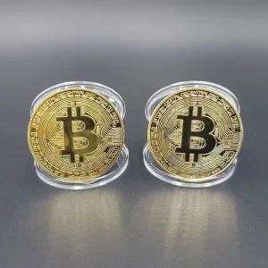 금속 모형 동전 굿즈 선물용 기념품 코인금화 비트코인금화 기념주화 비트코인장식