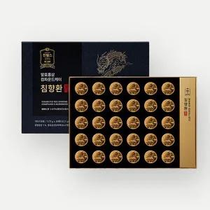 진웰스 발효홍삼 컴파운드K 침향환 + 선물쇼핑백 세트 30환