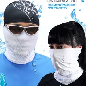 헨리모리스 냉감 쿨마스크 아쿠아 멀티스카프라이딩용두건 자와선차단두