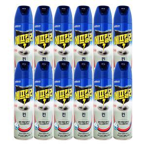 에프킬라 파리 모기 살충제 킨 수성 스프레이 500mL X 12개