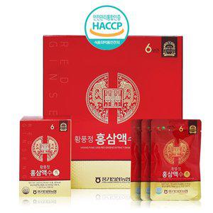 [황풍정][풍기인삼농협] 황풍정 6년근 홍삼액 수 70ml x 30포 /쇼핑백 포함