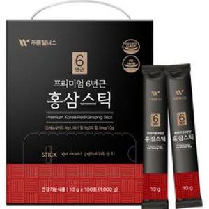 푸름웰니스 6년근 홍삼스틱 선물 세트 농축 발효