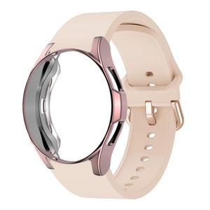 삼성호환 갤럭시 워치 4/5 케이스 및 스트랩, 스포츠 팔찌 시계 밴드 키트 벨트, 5/4 보호 쉘, 40mm, 44mm