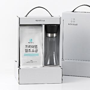 [비온뒤첫소금] 프리미엄 함초소금 그라인더 선물세트