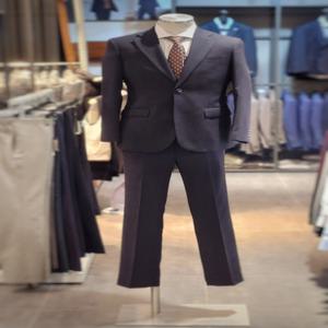 [워모] F/W 워모&폴메이져  네이비 짜임 슈트 LFLJKJ46,TJ46
