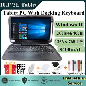 듀얼 카메라 장착 태블릿 PC, 윈도우 10, 1366*768 IPS 스크린, 10.1 인치, 3E, 2GBDDR, 64GB ROM