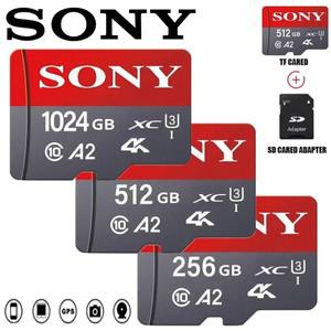 소니 고속 메모리 카드 128GB 마이크로 SD 카드 256GB 512GB 1TB MicroSD 플래시 카드 핸드폰 카메라 테이