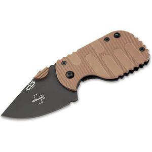 Boker Plus Subcom 2.0 폴딩 나이프 D2 코요테 핸들 1.69인치 블레이드