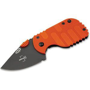 Boker Plus Subcom 2.0 폴딩 나이프 D2 오렌지 핸들 1.69인치 블레이드