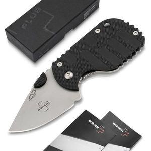 Boker Plus Subcom 2.0 폴딩 나이프 블랙 D2 블레이드 Zytel 핸들
