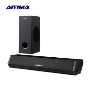 AIYIMA S03D 오디오 시스템 블루투스 TV 무선 사운드바 PC 서라운드 가정용 HD 서브우퍼 사운드 게임용