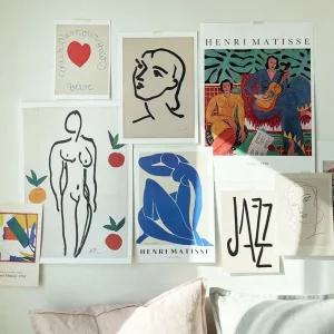 A2 명화 포스터 앙리마티스 드로잉 (henrimatisse 액자 인테리어 굿즈 감성 나디