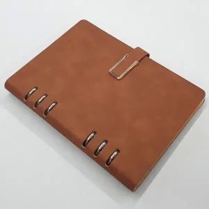 데일리 6공 A5 만년 다이어리 노트 브라운