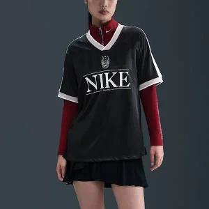나이키 W 스포츠웨어 브이넥 저지 탑 BE3 IH8505 010