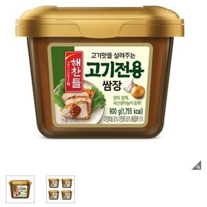 CI[식품(소스/양념)]해찬들 고기전용 쌈장 900g x 4