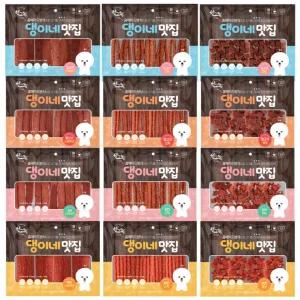 한그득 댕이네맛집 소고기 양고기 치킨 오리 스테이크 스틱 큐브 300g 12종