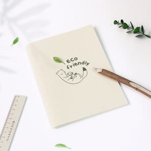 아트앤허그 담비 크라프트 재생지 유선 노트 A5 빈티지 연습장 문구세트