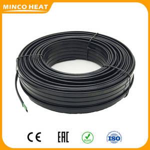 발열 Minco Heat-12V 24V 110V 220V 워터 파이프 동결 방지 서리 보호 히팅 케이블 지붕 셀프 조절 전기 히