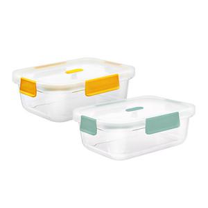 시티라이프 내열유리 밀폐찬통 직사각 1040ml / 렌지찬통 / 오븐 /식기세척기가능