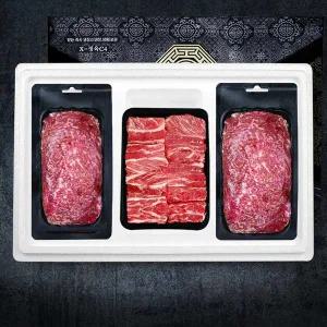 갤러리아 횡성한우 찜갈비 불고기2 실속 한우 혼합세트 1.5kg