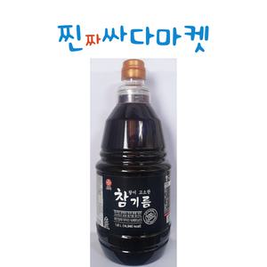 오복 향이 고소한 참기름 100% 1.8L 1병 시골참기름 오뚜기 해표 신송