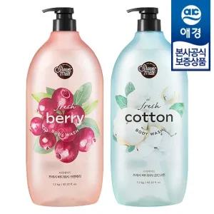 [애경] 내추럴 바디워시 1.2kg x2개