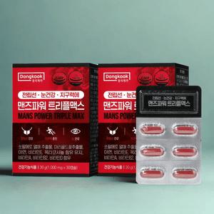 전립선영양제 맨즈파워 트리플맥스 1000mg 30캡슐 2박스